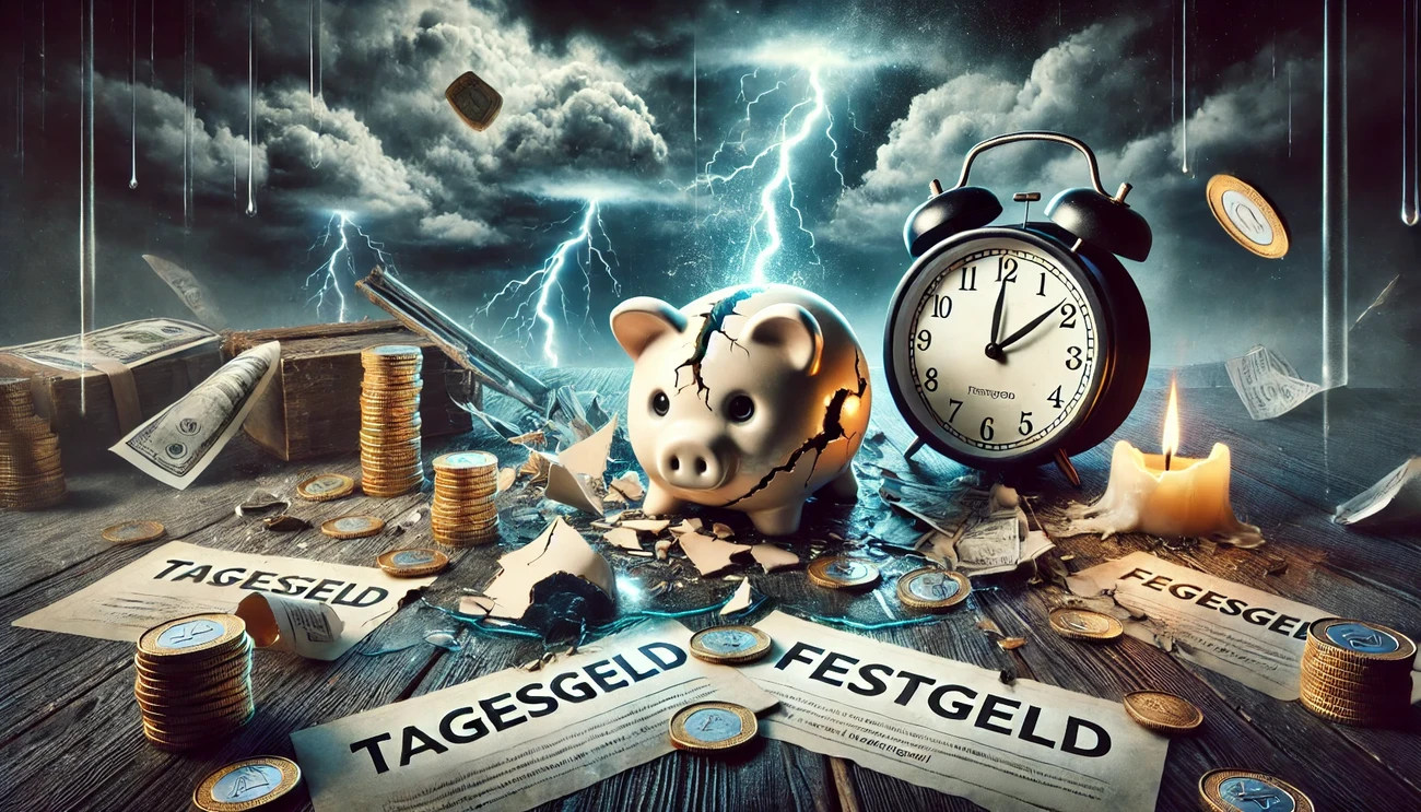 Tagesgeld und Festgeld: War es das jetzt endgültig mit den schönen Zinsen? (Foto: ChatGPT)