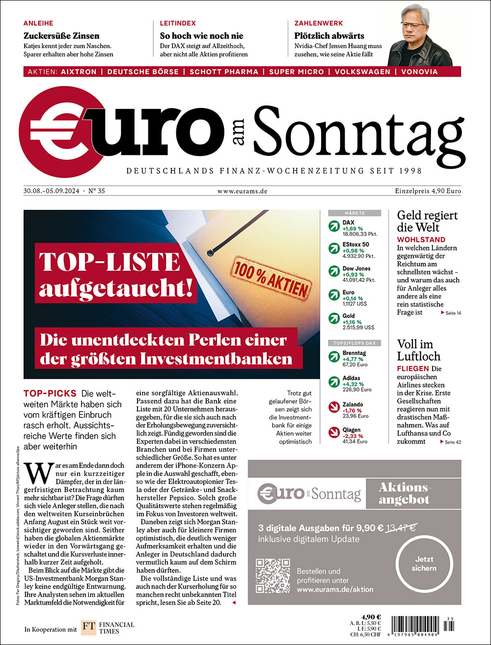 €uro am Sonntag Ausgabe 35/2024