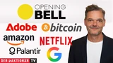 DJ Industrial Average: Opening Bell: Wall Street weiter auf Erholungskurs; Bitcoin, Adobe, Alphabet, First Solar, Amazon, Palantir im Fokus