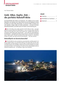 Gold, Silber, Kupfer, Zink - die perfekte Rohstoff-Aktie mit 100 Prozent Potenzial