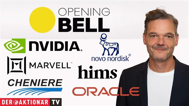 Opening Bell: Krieg in Nahost belastet Dow Jones; Oracle, Nvidia, RTX, Novo Nordisk, Hims & Hers, Marvell Technology, Cheniere im Fokus 