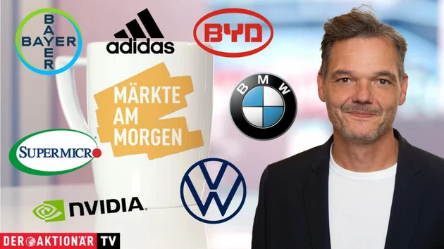 Märkte am Morgen: DAX stark erwartet ‑ BYD, Nvidia, Super Micro Computer, Volkswagen, BMW, Bayer, Adidas