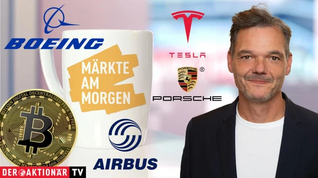 Märkte am Morgen: DAX leicht im Plus erwartet ‑ Bitcoin, Coinbase, Boeing, Tesla, Airbus, Porsche AG, Zalando, Nemetschek