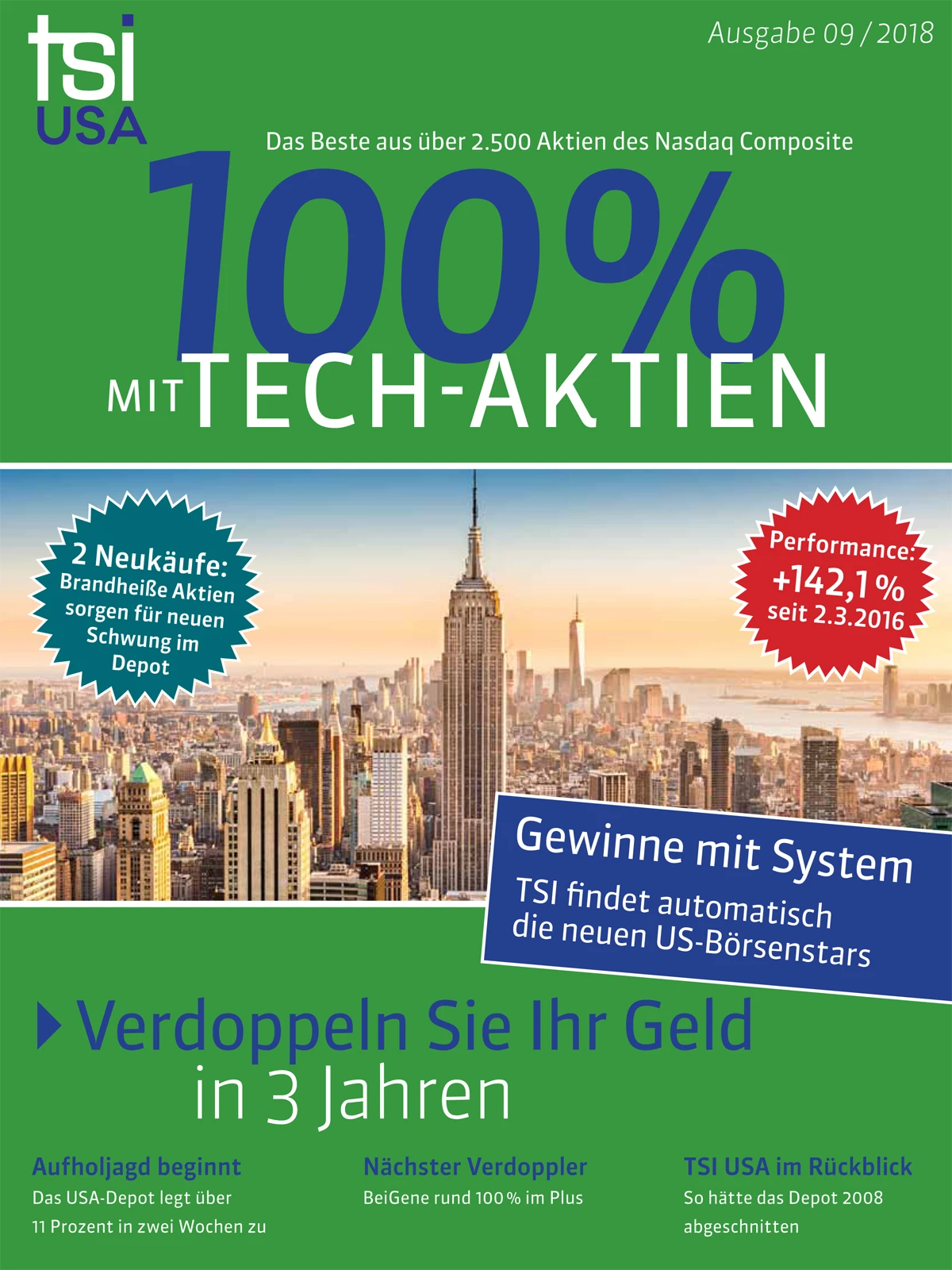 TSI USA: Die Gewinne überschlagen sich – 11 Prozent Depotplus in 2 Wochen