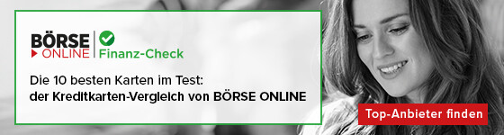 BÖRSE ONLINE Kreditkarten-Vergleich