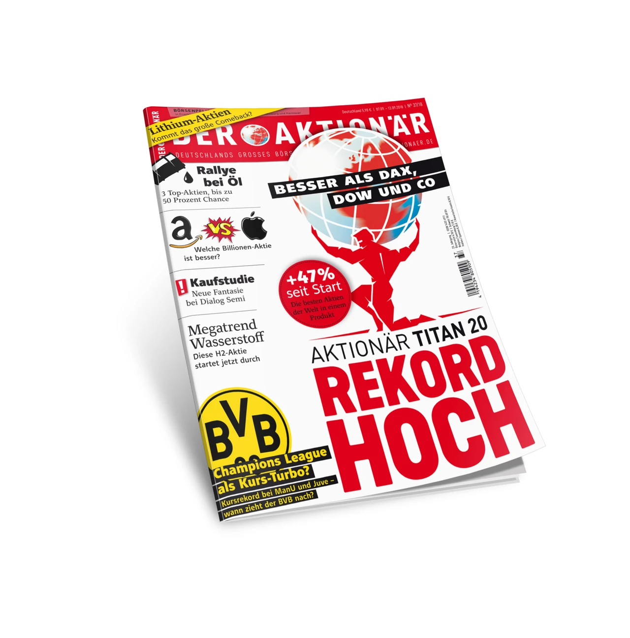 Neue Ausgabe: AKTIONÄR TITAN 20 – Rekordhoch: Besser als DAX, DOW und Co.