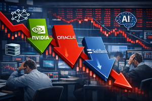 KI‑Kater an der Börse: Nvidia, Oracle, SoftBank und Co knicken ein  / Foto: Sora