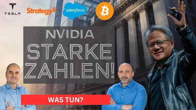 Nvidia mit Top‑Zahlen! Strategy, Tesla, Salesforce, Bitcoin im Check