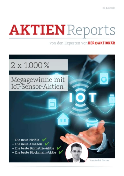 2 x 1.000% – Megagewinne mit IoT–Sensor-Aktien