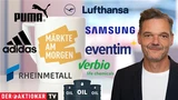 DAX: Märkte am Morgen: DAX vor Frist‑Ende behauptet; Öl, Samsung Electronics, Puma, Adidas, Rheinmetall, Verbio, Dt. Lufthansa im Fokus