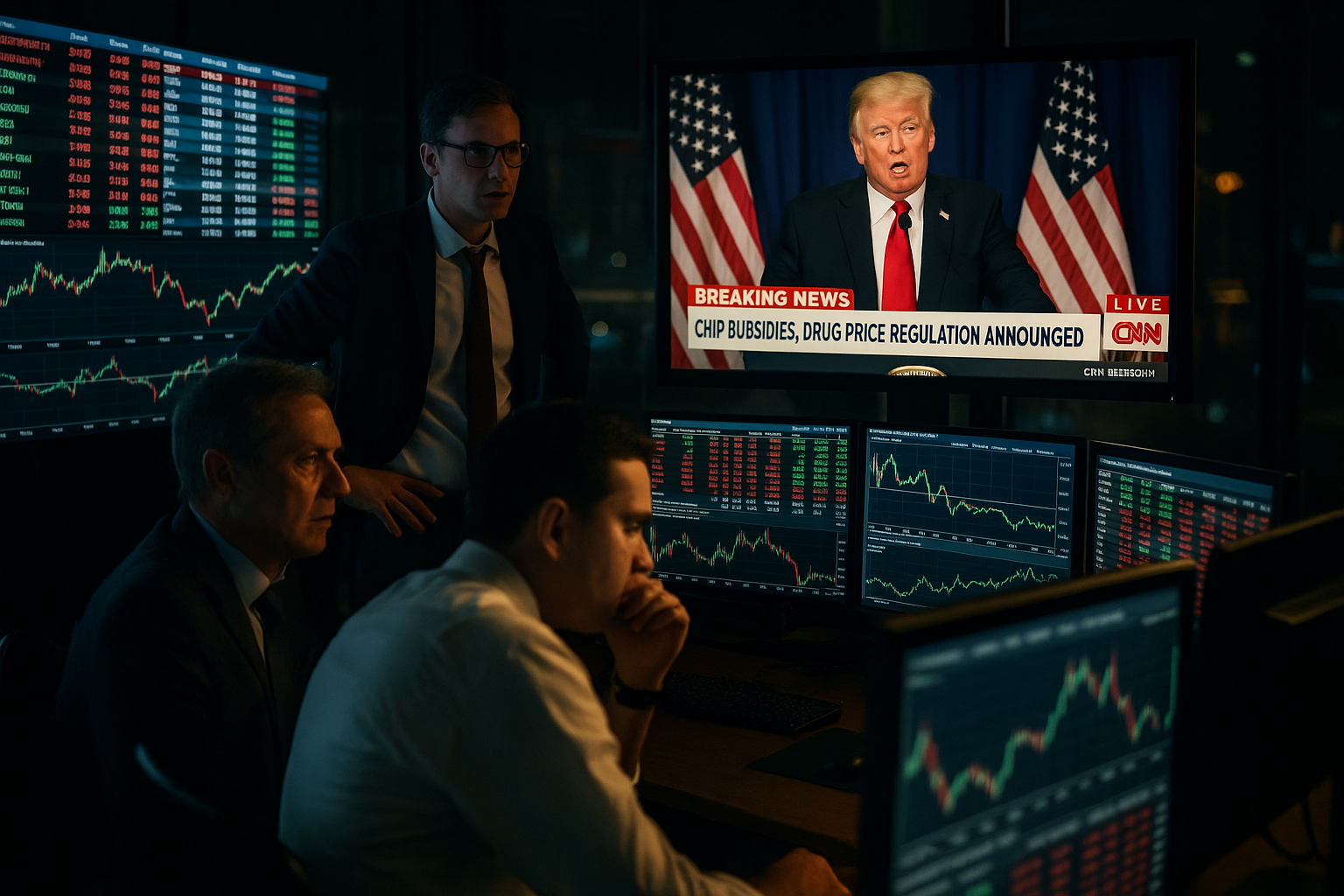 Polit&#8209;Tsunami trifft dein Depot! Schluss mit Zinsen – Trump zündet die Lunte! (Foto: OpenAi)