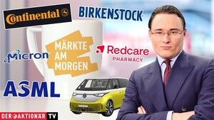 Märkte am Morgen: FED drückt DAX unter 20.000 Punkte; Micron Technology, Birkenstock, Volkswagen, Continental, Redcare Pharmacy, ASML 