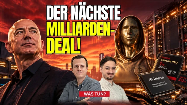 Dow Jones schwächelt ‑ Nasdaq 100 stark! SanDisk, Infineon, Amazon, Bitcoin im Check