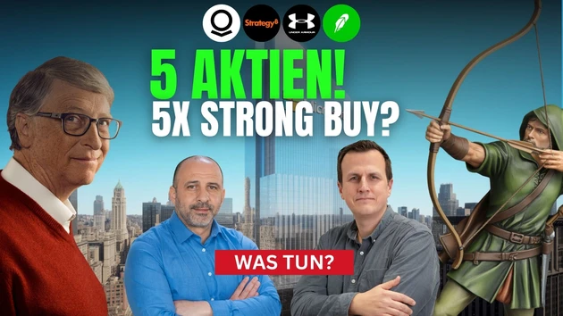 Strategy ‑ die Hoffnung stirbt zuletzt! Microsoft, Palantir, Robinhood, Under Armour im Check
