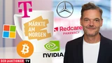 DAX: Märkte am Morgen: DAX bleibt in Rekordnähe; Bitcoin, Nvidia, Microsoft, Deutsche Telekom, Mercedes, Siemens Energy, Redcare Pharmacy im Fokus