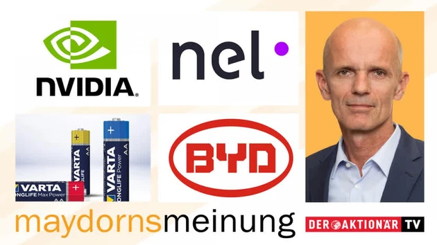 Maydorns Meinung: Nvidia, Commerzbank, Nel, SolarEdge, Delivery Hero, DoorDash, Lithium, BYD, Varta