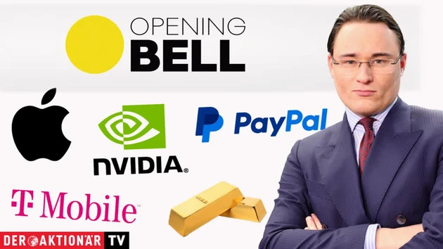 Opening Bell: DAX, Gold, Bitcoin, Gamestop, T‑Mobile US, Nvidia, Apple, PayPal