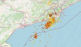 Schwere Unwetter am Montag in und um Barcelona
