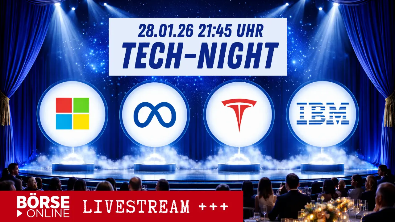 Vier Tech‑Riesen melden gleichzeitig Zahlen: BÖRSE ONLINE‑Livestream zur „Tech‑Night“   (Foto: boerse-online.de)