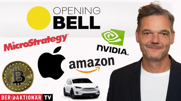 Opening Bell: Wall Street zum Handelsstart unter Druck ‑ Bitcoin, MicroStrategy, Tesla, Nvidia, Apple, Amazon, Microsoft, Zoom, Trump Media