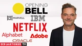 DJ Industrial Average: Opening Bell: Wall Street startet unverändert; IBM, Netflix, Oracle, Adobe, Marvell Technology im Fokus