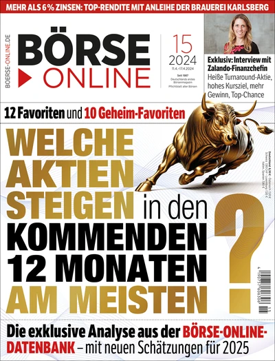 Die aktuelle Ausgabe von Börse Online: BÖRSE ONLINE 15/24