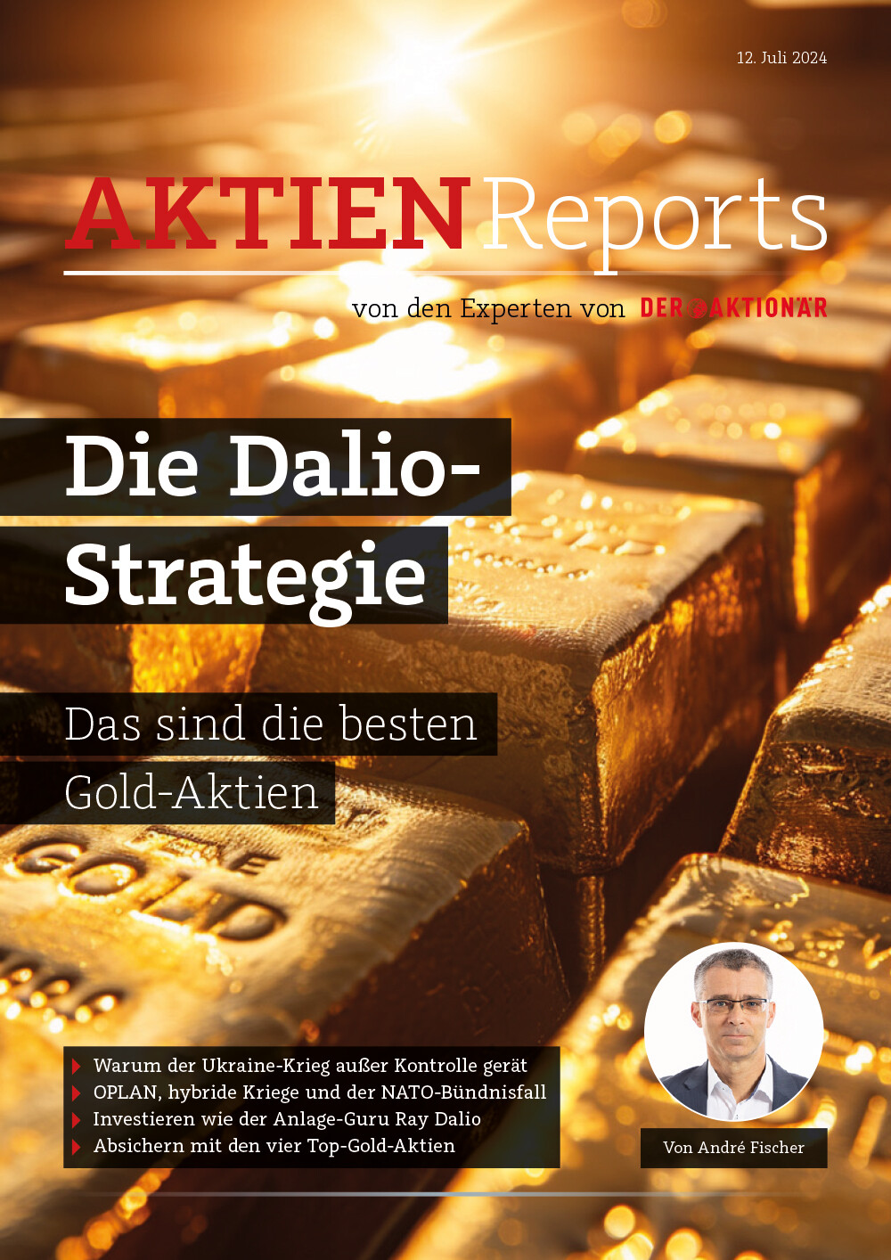 Aktien-Report, André Fischer, Rohstoffe, Gold