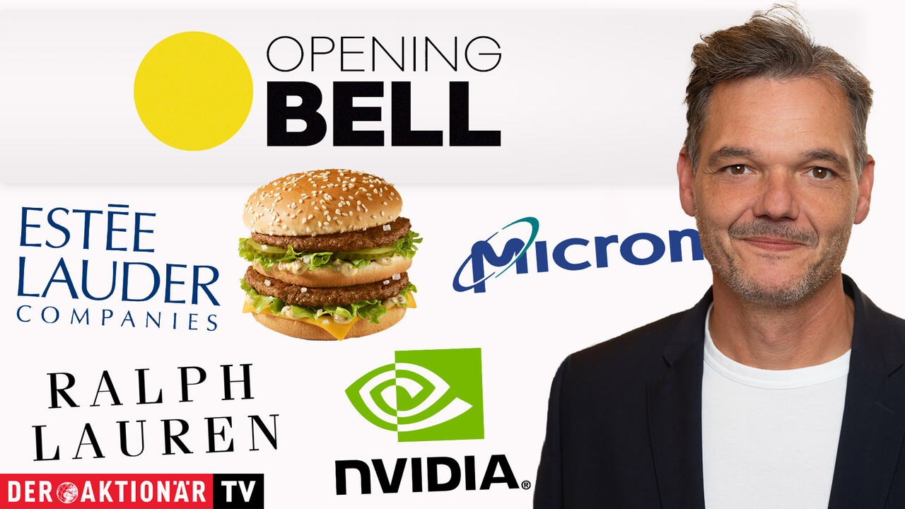 Opening Bell: Wall Street setzt zur Rally an; Gold, Silber, Micron Technology, McDonald's, Ralph Lauren, Nvidia, ASML im Fokus