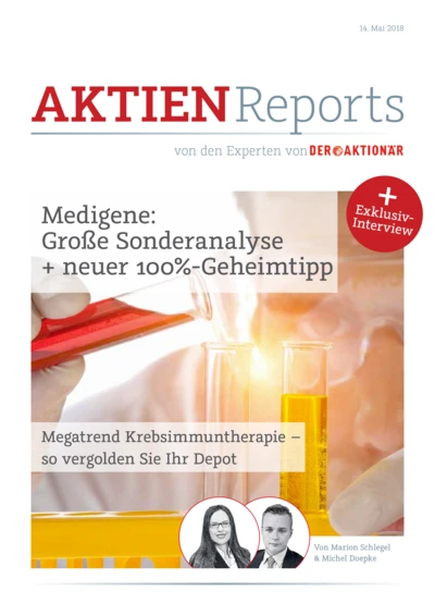 Medigene: große Sonderanalyse + neuer 100%-Geheimtipp