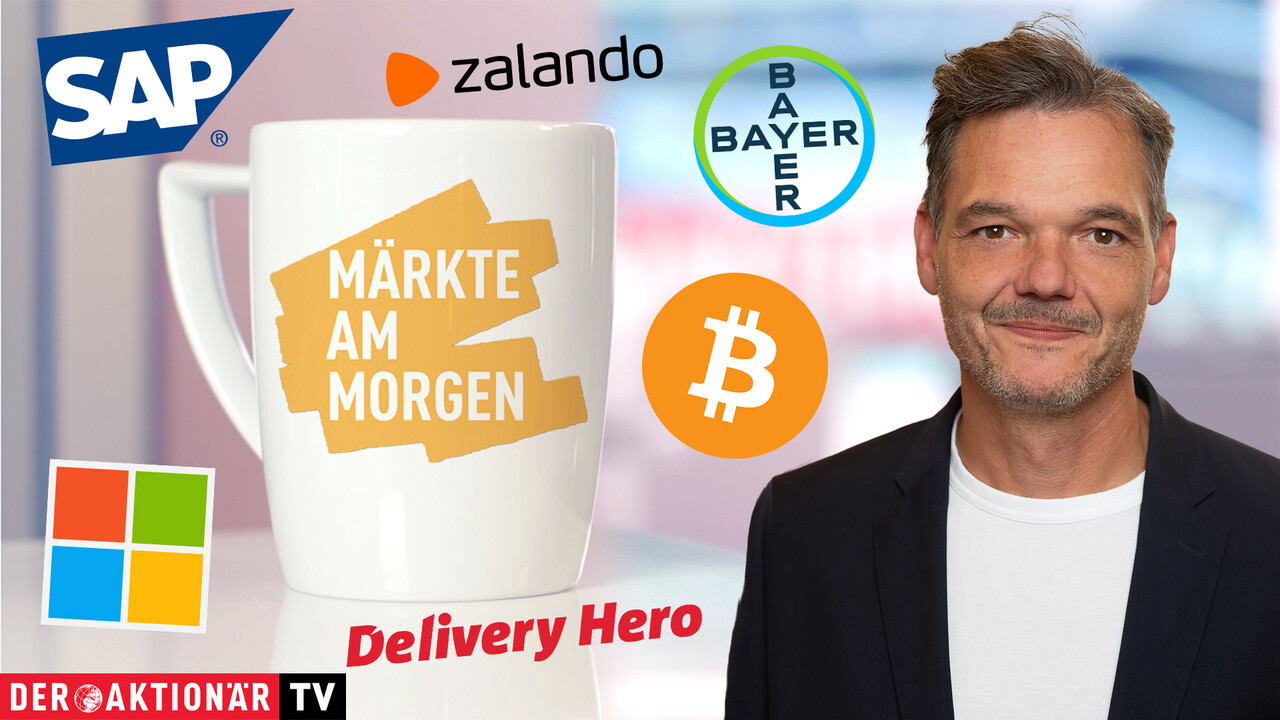 Märkte am Morgen: DAX auf Rekordjagd; Bitcoin, Microsoft, Alphabet, Bayer, Delivery Hero, SAP, Infineon im Fokus